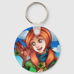 Lucky Girl Sleutelhanger
