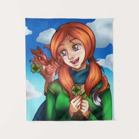 Lucky Girl Wandkleed (Voorkant)