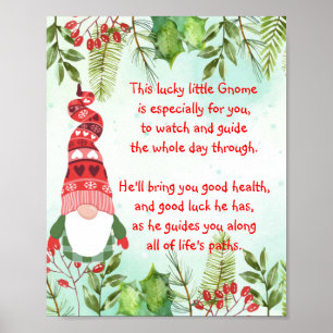 Lucky Gnome Cette petite Poster Gnome