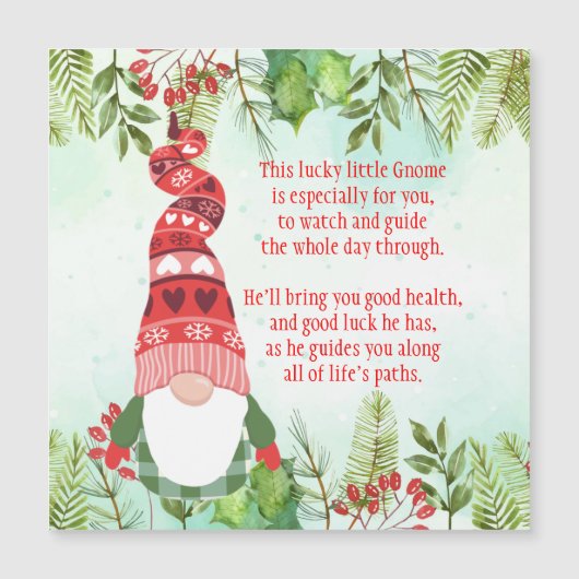 Lucky Gnome Dit gelukkige kleine gnome Jigzaag Puz (Voorkant)