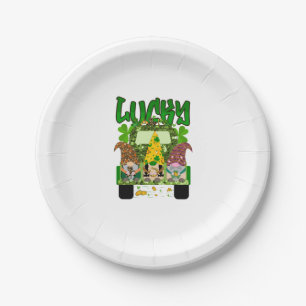 Lucky Gnomes St. Patrick's Day Papieren Bordje