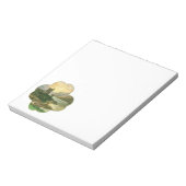 Lucky Gold Shamrock met een Iers Castle Notitieblok (Gedraaid)