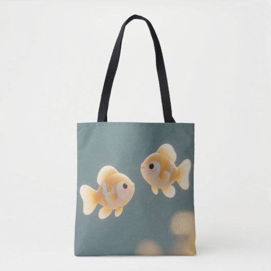 Lucky Goldfish-Canvas tas (Voorkant)