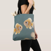 Lucky Goldfish-Canvas tas (Dichtbij)