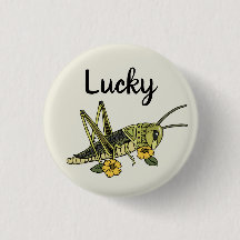 Lucky Grasshopper Pin