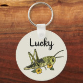 Lucky Grasshopper Sleutelhanger (Voorkant)