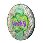 Lucky Green clover Dartbord (Voorkant Rechts)
