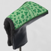 Lucky Green Clover Putter Golf Head Hoesje Golfheadcover (3/4 voorkant)