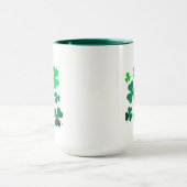 Lucky Green Clover Shamrock Ierland Mok (Midden)