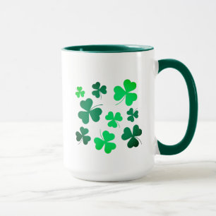 Lucky Green Clover Shamrock Ierland Mok