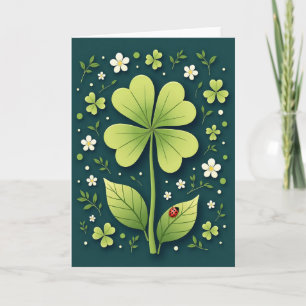 Lucky Green Clover Vind Kaart