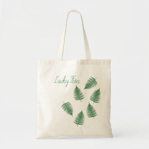 Lucky Green Fern Motif Sac fourre-tout