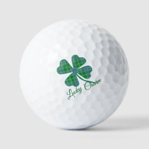 Lucky Green Geruite Klaver Vierbladige Klaver Golfballen