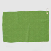 Lucky Green Icons Pattern Golfhanddoek (Horizontaal)