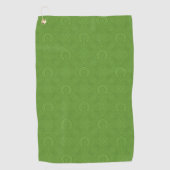 Lucky Green Icons Pattern Golfhanddoek (Voorkant)