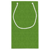 Lucky Green Icons Pattern Klein Cadeauzakje (Achterkant)
