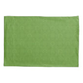 Lucky Green Icons Pattern Kussensloop (Achterkant-Links)