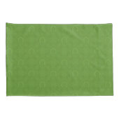 Lucky Green Icons Pattern Kussensloop (Achterkant-Rechts)