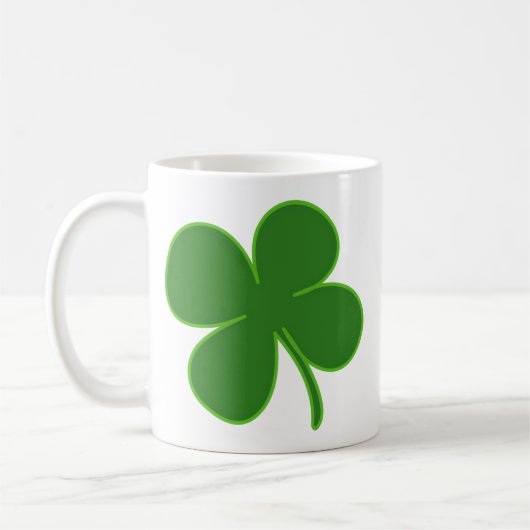 Lucky Green Shamrock Koffiemok (Links)