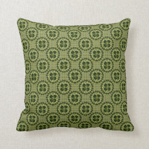 Lucky Green Shamrock Pattern Kussen