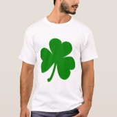 Lucky Green St Patrick's Day Shamrock T-shirt (Voorkant)
