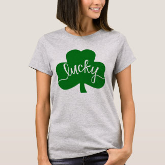 Lucky Green T-Shirt Shamrock T-shirt