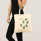 Lucky Green Varen Pattern Canvas tas (Voorkant (product))