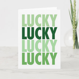 Lucky Greens Eenvoudige Kaart