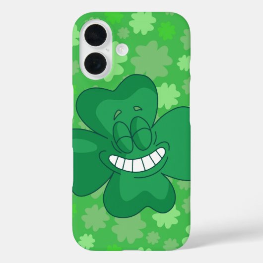 Lucky Grin Shamrock Case-Mate iPhone Case (Achterkant)