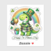 Lucky Happy St. Patrick’s Day Sticker (Feuille)