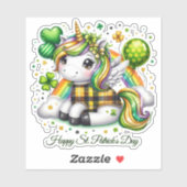 Lucky Happy St. Patrick’s Day Sticker (Feuille)