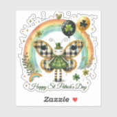 Lucky Happy St. Patrick’s Day Sticker (Feuille)