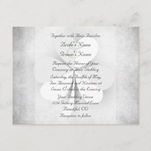 Lucky Heart Leaf Clover Irlandais Faire-part de ma