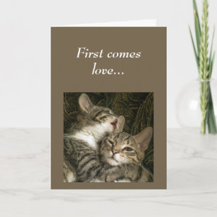 Lucky heeft Jubileum Lucky Couple Humor Cats Kaart