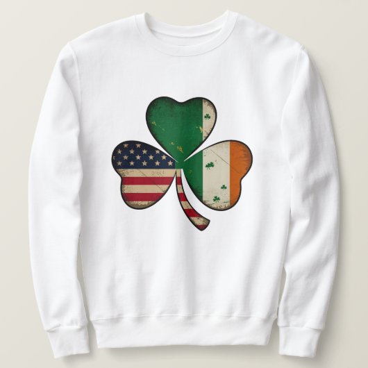 "Lucky Heritage" 🍀🇺🇸🇮🇪 Trui (Design voorkant)