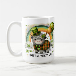 Lucky Highland Cow- St. Patrick’s Day Koffiemok