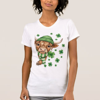 Lucky Highland Cow T-shirt