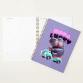 Lucky Hippo Planner (Devant avec enveloppe)