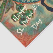 Lucky Hoefijzer and Horse St. Patrick's Day Tissuepapier (Detail)