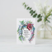 Lucky Hoefijzer en Poppy Visitekaartje (Staand voorkant)