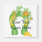 Lucky Hoefijzer Magnet Magneet (Voorkant)