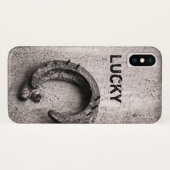 Lucky Hoefijzer  Westerne Sepia Foto Case-Mate iPhone Case (Achterkant (horizontaal))
