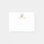 Lucky Hoefijzers Personalized Post-it® Notes (Voorkant)