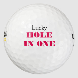 Lucky Hole beroemd gemaakt door One Funny Golfer Q Golfballen