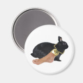 Lucky Human's Foot Magneet (Voorkant / Achterkant)