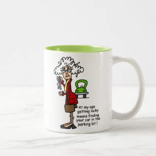 Lucky Humor krijgen Tweekleurige Koffiemok