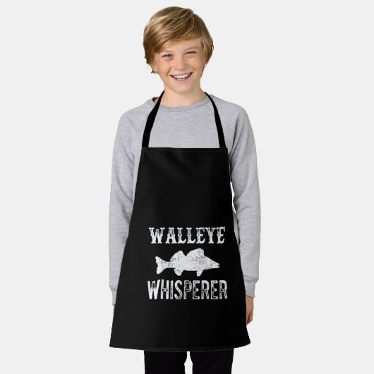 Lucky Ice Vist Walleye Whisperer Fisherman Schort (Gedragen)