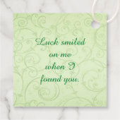 Lucky in Love Bedankjes Labels (Achterkant)