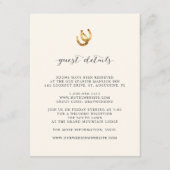 Lucky in Love | Carte de détails de l'invité (Devant)