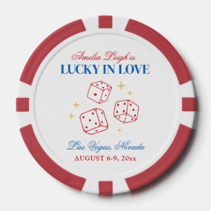 Lucky In Love Casino vrijgezellenweekend Poker Chips